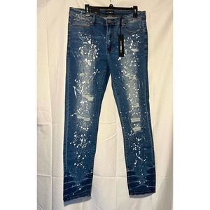 NwT Fashion Nova Men Distrressed ripped Skinny Jeans
